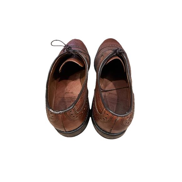Allen Edmonds Strand Cap Toe Oxford 1623 Dark Chili Leather Shoes Size 9.5D